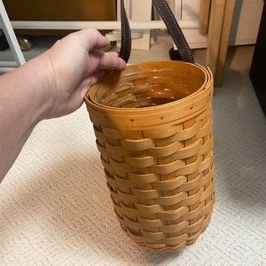 Longaberger large gatehouse basket with plastic protector